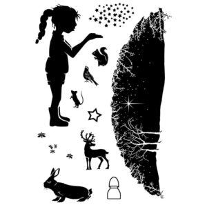 Card-io Magical Christmas Clear Stamp Set