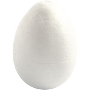 Creativ Polystyrene Eggs 10cm 5pieces White