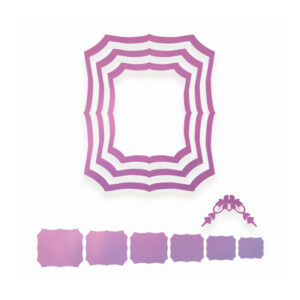 Artdeco Creations Con Fancy Rectangles Sweet Accents