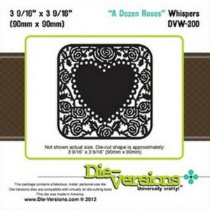 Die-Versions Whispers - A Doz.en Roses