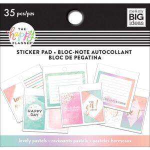 Pln Tiny Sticker Pad Lovely Pastels Sticky Pads