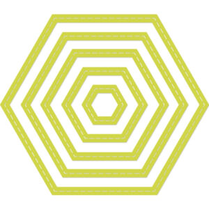 Kaisercraft Decorative Die Stitched Hexagon