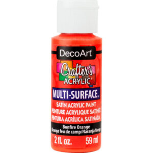 DecoArt Bonfire Orange Crafters Multi-surface 2-oz.