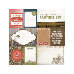 Kaisercraft 12x12 Scrapbook Paper - Homegrown Packs Of 10 Sheets