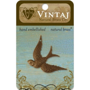 Vintaj Natural Brass Co. Fanciful Bird