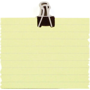 Little B Black Clip/notes