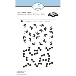Elizabeth Craft Designs Cherries Layering Stencil