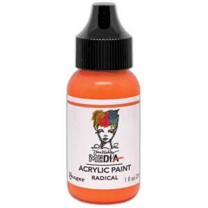 Ranger Dina Wakley Media Neon Paints 1oz. - Radical