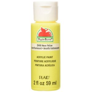 Yellow Neon Apple Barrel 2oz