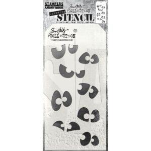 Tim Holtz Stampers Anonymous Layering Stencil Peekaboo