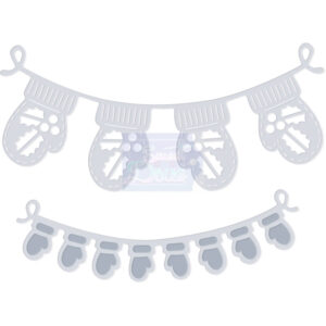 Sue Dix Mitten Bunting Sweet Dixie Cutting Die