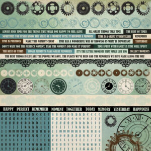 Kaisercraft Time Machine Sticker Sheet