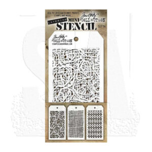 Art Gone Wild Mini Stencil Set 14