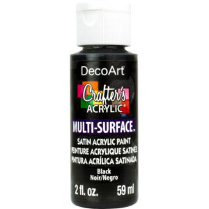 DecoArt Black Crafters Multi-surface 2-oz.