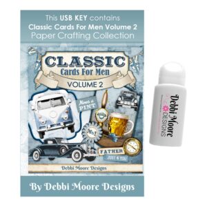 Debbi Moore Designs Classic Cards For Men Volume 2 Usb Key