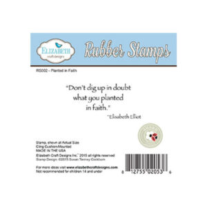 Elizabeth Craft Designs Don't Dig Stamp