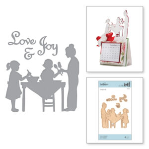 Spellbinders Love & Cookies Etched Dies