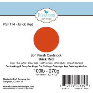 Elizabeth Craft Designs Brick Red