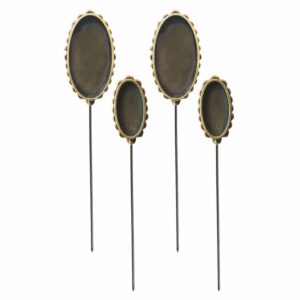 Spellbinders Oval Hatpin - Bronze