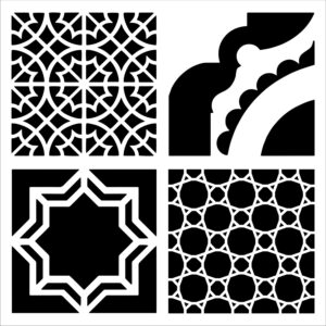 The Crafters Workshop 6x6 Stencil Marrakesh Tiles