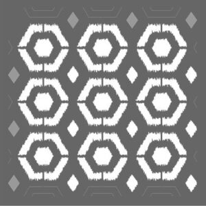 DecoArt Ikat Hexagon Stencil