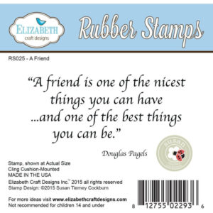 Elizabeth Craft Designs Seeds Of Thought - A Friend