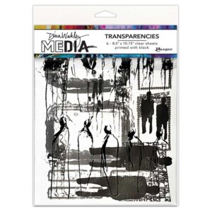 Ranger Dina Wakley Media Transparencies - Frames & Figures Set 2