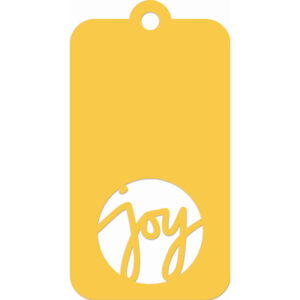 Kaisercraft Decorative Die Joy Tag