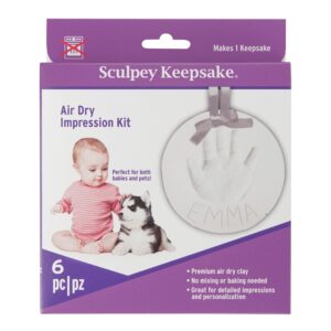 Sculpey Keepsake Air-dry Kit White (english Only Packaging)