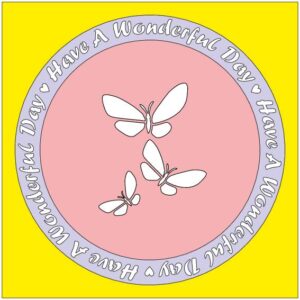 Card-io Wonderful Day - Majemask Stencil