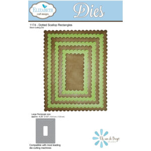 Elizabeth Craft Designs Dotted Scallop Rectangles