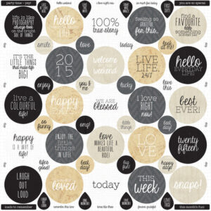 Kaisercraft Hello Today Sticker - Quotes