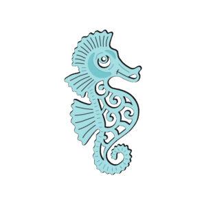 Sue Dix Stylish Seahorse Sweet Dixie Cutting Die