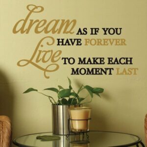 Die Cuts With A View Dream As If You Have Forever