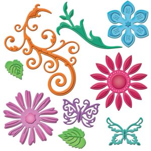 Spellbinders Jewel Flowers And Flourishes