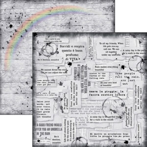 Ciao Bella 12"x12" Sheets X10 Our Love Words