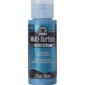 FolkArt Metallic Teal Topaz Folkart Multisurface 2oz