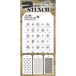 Art Gone Wild Mini Stencil Set 31
