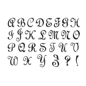 Spellbinders Alphabet Upper