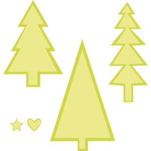 Kaisercraft Decorative Die Christmas Trees