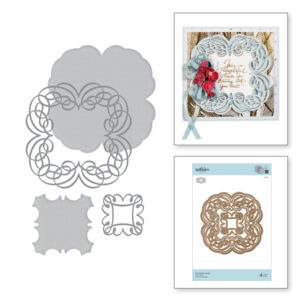 Spellbinders Flourished Square Etched Dies