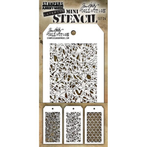 Art Gone Wild Mini Stencil Set 24