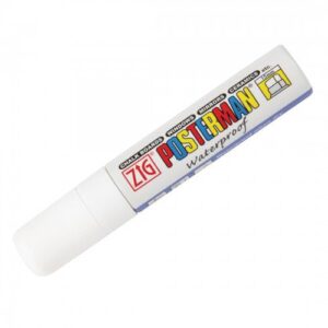 Kuretake Zig Posterman Big Broad 000 White