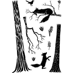 Card-io Hanging' Out A6 Clear Stamp Set