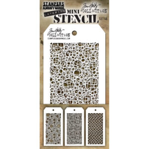 Art Gone Wild Mini Stencil Set 46 (3 Ea.)stencils