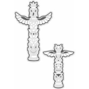 Sue Dix Totem Poles Sweet Dixie Cutting Die