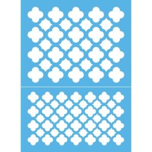 DecoArt Quatrefoil Stencil