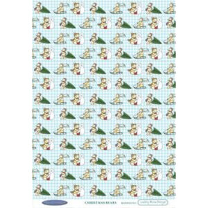Lindsay Mason Xmas Bears Cardstock Pack Of 10 Sheets