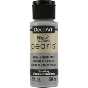 DecoArt Slate Grey Americana Pearls - 2oz.