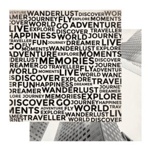 Kaisercraft 12x12 Scrapbook Paper Big City Packs Of 10 Sheets